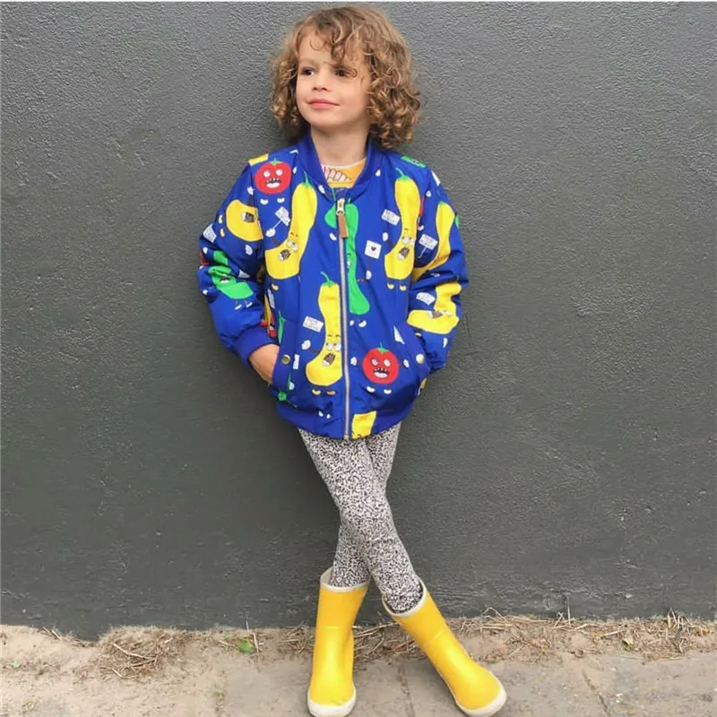 

Lashojas Veggie Baseball Jacket for kids 1-10 years for Autumn winter