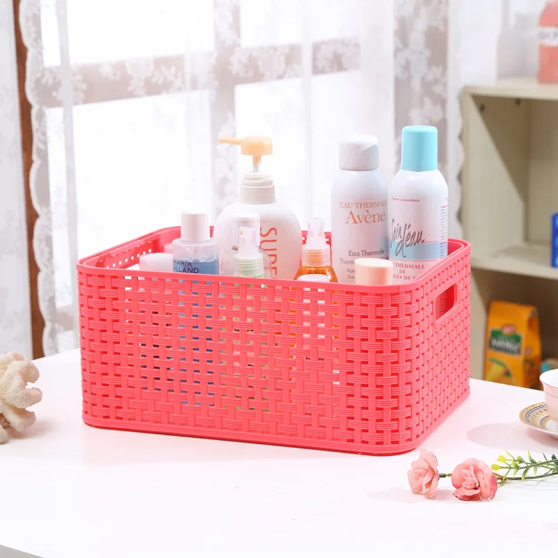 

Multifunctional Plastic Superimposed Storage Baskets Kitchen Bathroom Storage Food Shampoo Organizer