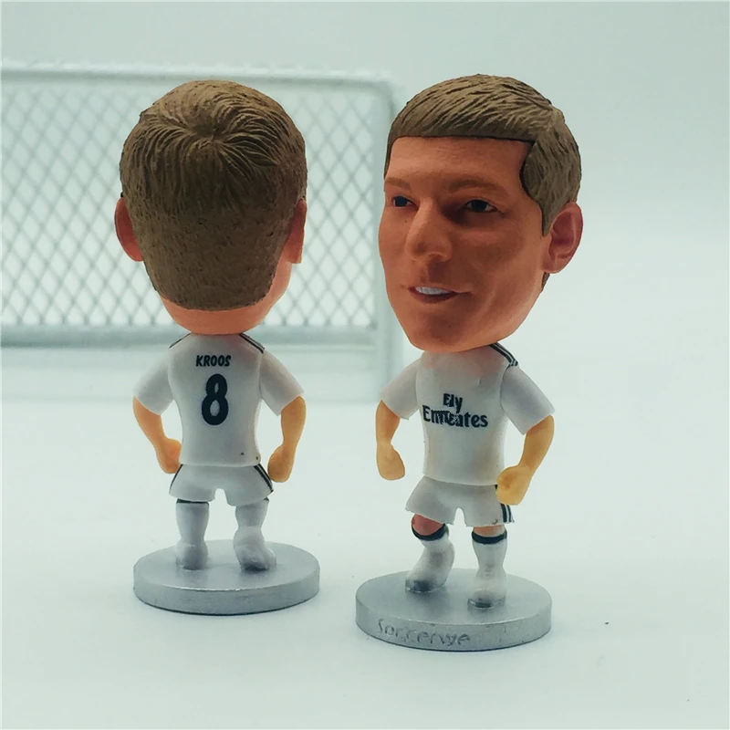 

Soccerwe Soccer Star Dolls RM# Toni Kroos Figurine Statues White Kit 2019