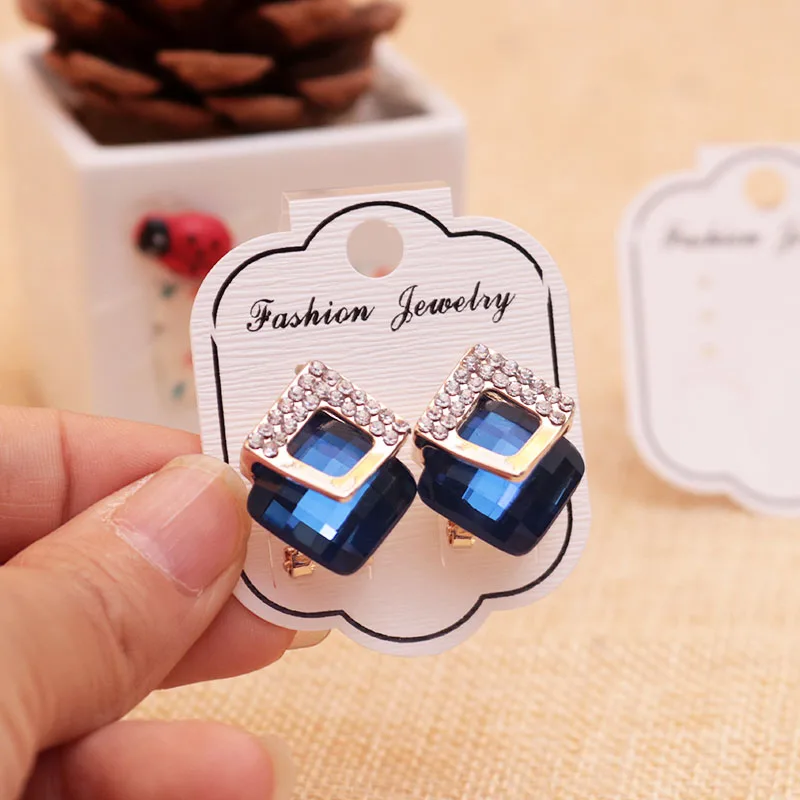 Jewelry earring card 207