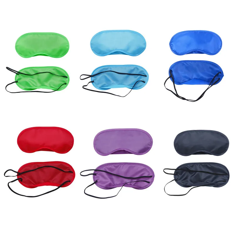 1PC 12 Color Sleep Rest Sleeping Aid Eye Mask Eye Shade Cover Comfort