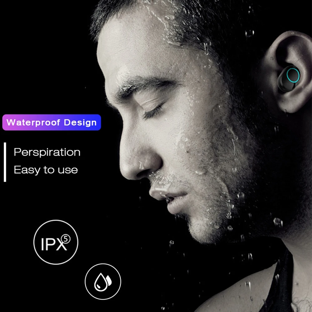 Миниатюрная Bluetooth гарнитура S7 TWS наушники беспроводные стереонаушники с