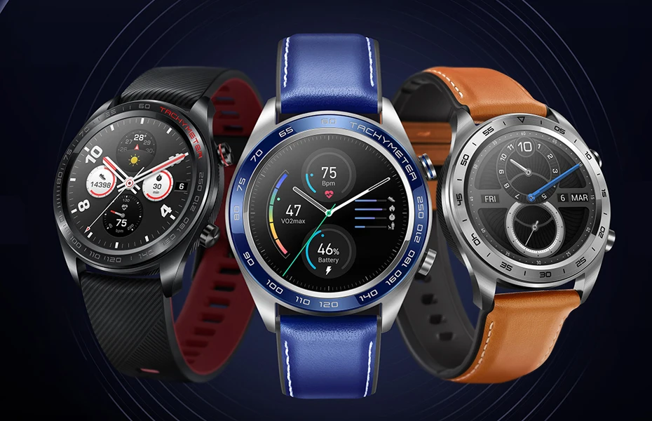 Huawei часы magic Honor часы Magic SmartWatch сердечного ритма водонепроницаемый трекер сна трекер работы gps