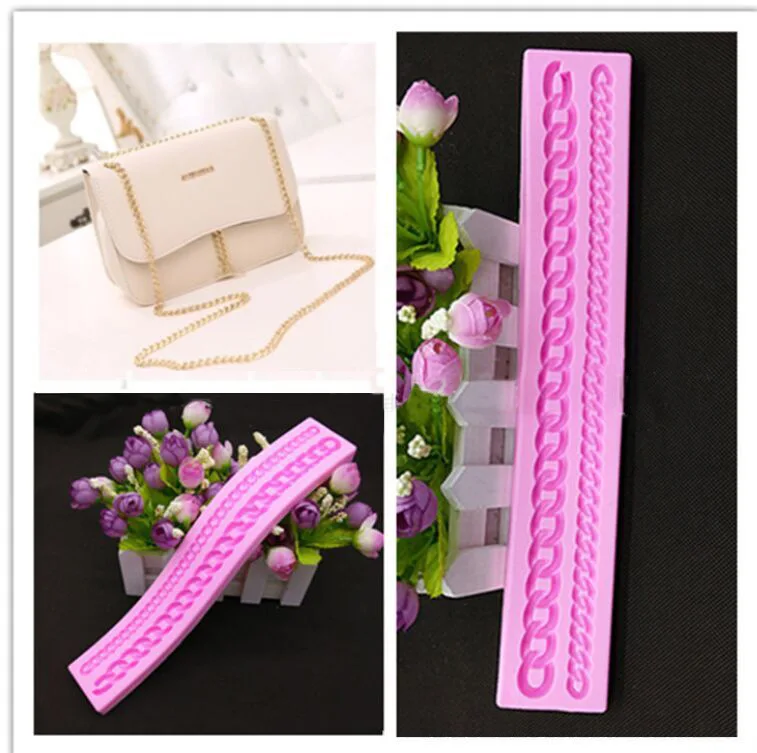 

Manufacturers selling cake decorating tool bags long chain strap silicone mold G168 colour random