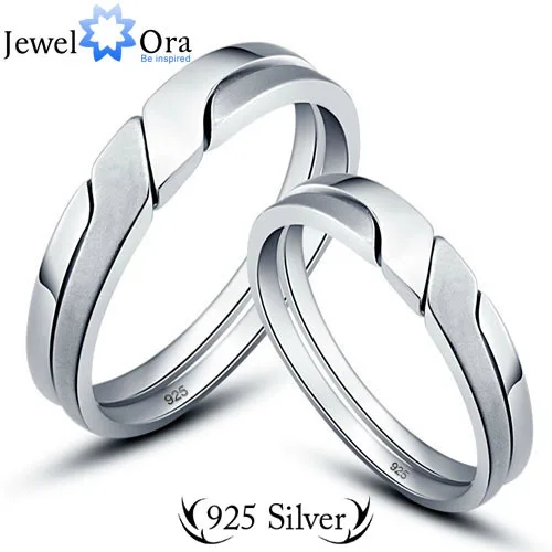 Wedding Jewelry Detail Rings For Women Jewellery Gift 925 Sterling Silver Couple Ring One Pcs (JewelOra Ri100496)