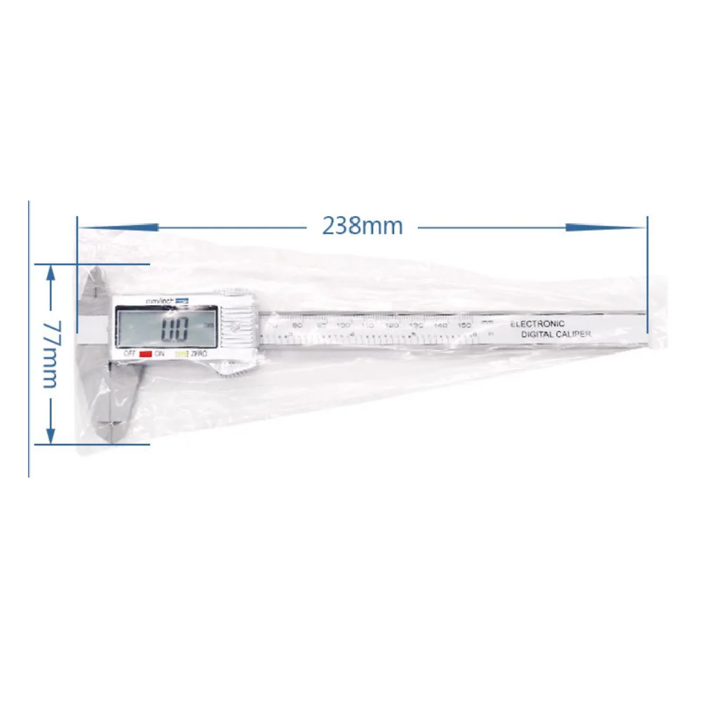 Цифровой дисплей раздвижной 0-150 мм измерительный Карманный штангенциркуль инструмент