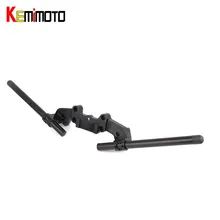 KEMiMOTO для kawasaki z900 регулируемая ручка бар с зажимом комплект аксессуары для мотоциклов стояки для kawasaki Z 900