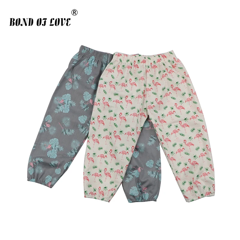 

Toddler Infant Pants Full Length Pants Flamingo design Cotton Boys Girls Newborn Baby Clothing Loose Comfortable Clothes Costume