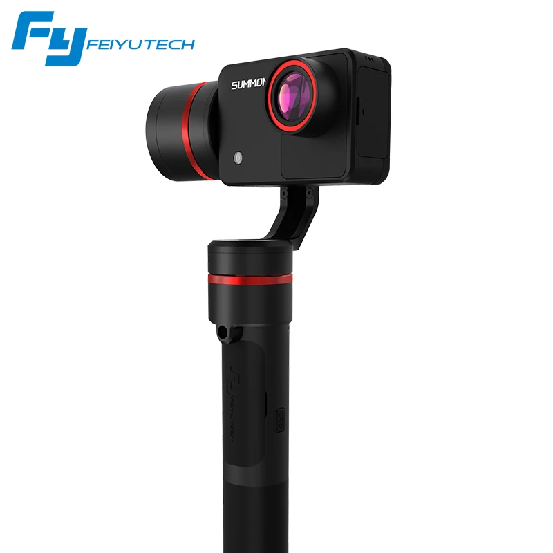 

FeiyuTech Summon 3-Axis Handheld Gimbal Brushless Camera Stabilizer with 4K 1080P Action Cam 16 Mega Pixels 2.0 Inch HD