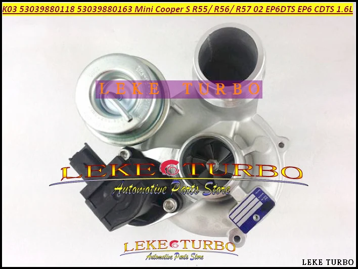 TURBO K03 53039880118 53039700118 53039880163 53039880181 53039700163 53039700181 For BMW Mini Cabrio Cooper EP6 EP6DTS N14 1.6L (2)