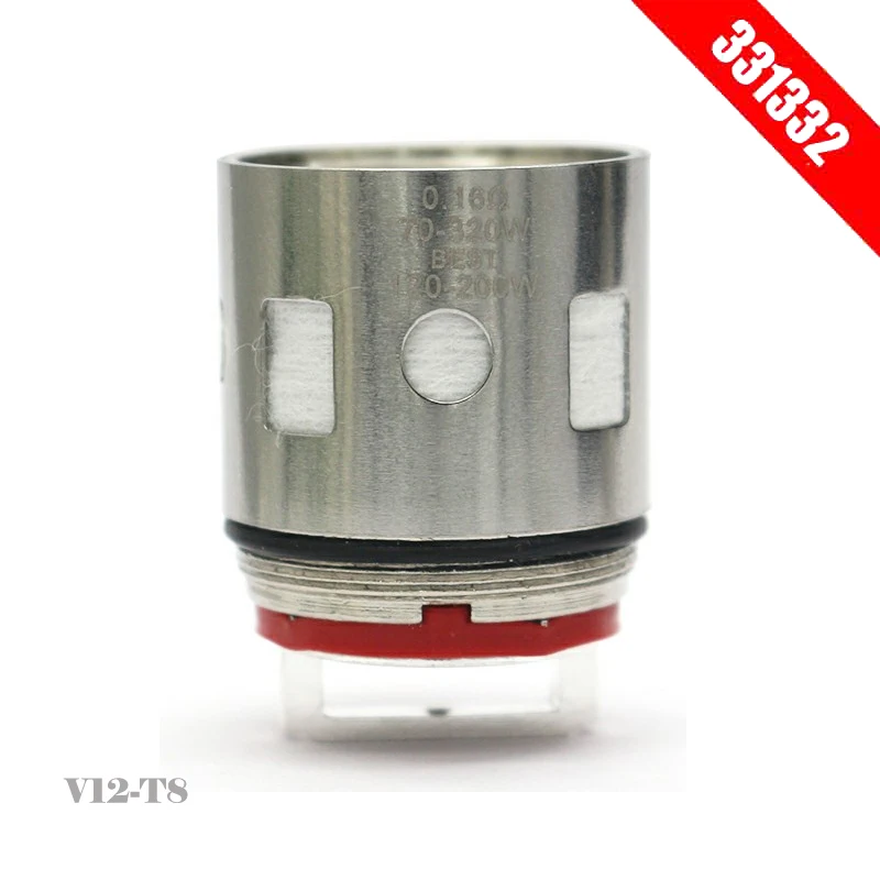 

Retail vape coil 1pcs TFV12 Q4 X4 T6 T8 coil Replacement Coil Head Cores For TFV12 tank atomizer