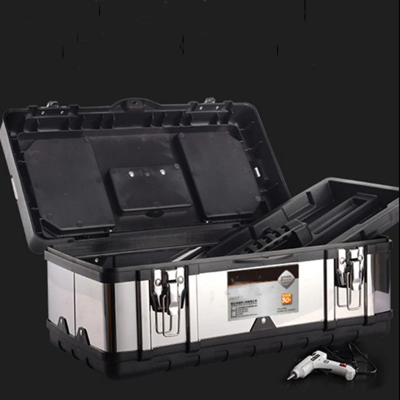 Multi-Function Toolbox Home Vehicle Maintenance Hand-Held Art Portable Hardware Storage Box Repair Tool Box Case