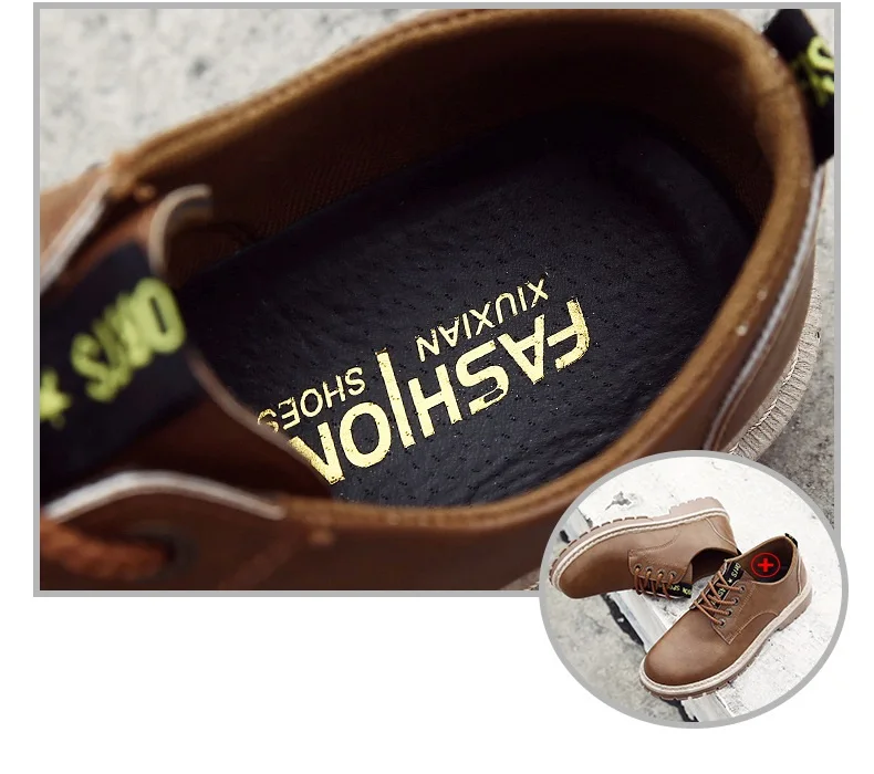 2018 New spring autumn genuine leather hiking sports shoes breathable Shock absorption  ventilation wear resistance  (6)