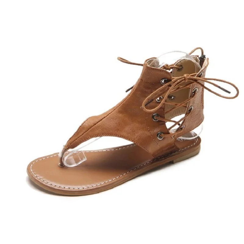 

2019 Summer Shoes New designed Sandals Women Shoes Woman Gladiator Flat Sandals Chaussure Plus Size Tnis Feminino