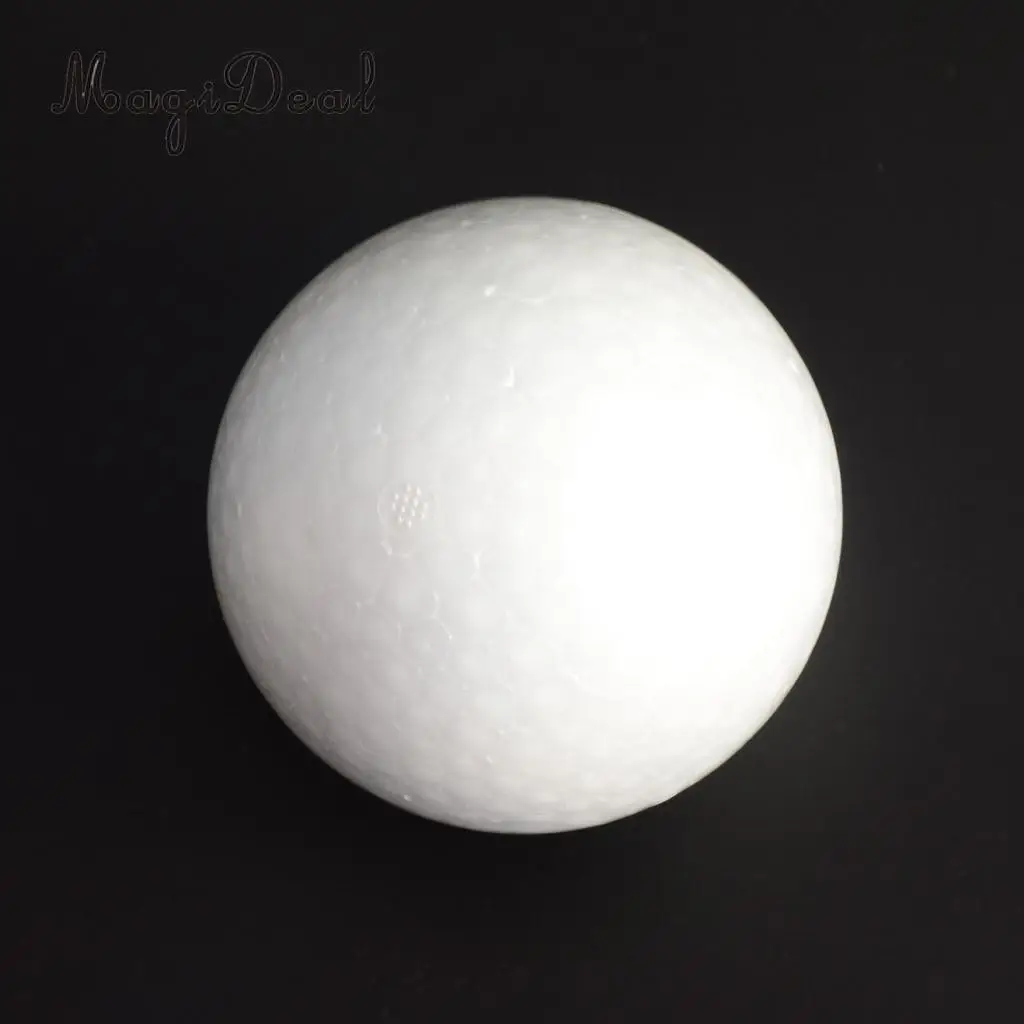 1 Piece Round Solid Polystyrene Styrofoam Foam Ball for Wedding Craft 150-250 mm DIY Christmas Party Decoration