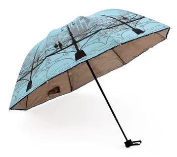 

Colorful UV Sun Umbrellas Lace Umbrella Parasol for Women Ladies Girls Folding Mini Sunshade 190T Fabric Adults Paper Umbrellas