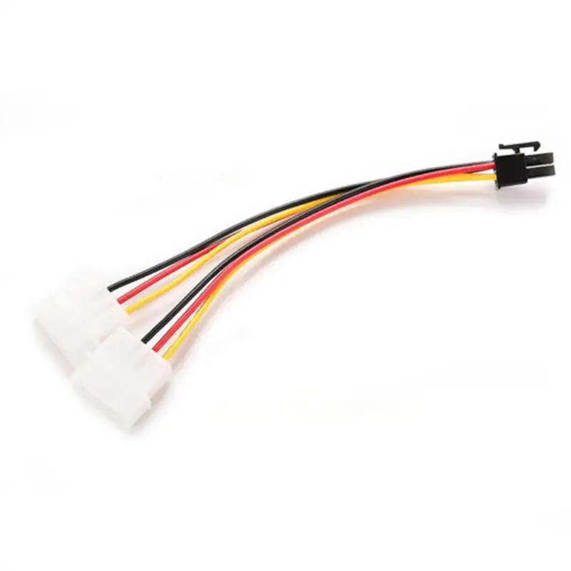 

Cewaal High Quality 4 Pin Molex IDE to 6 Pin PCI-E Graphic Card Power Supply Cable Adapter Cable Cord Line Connector