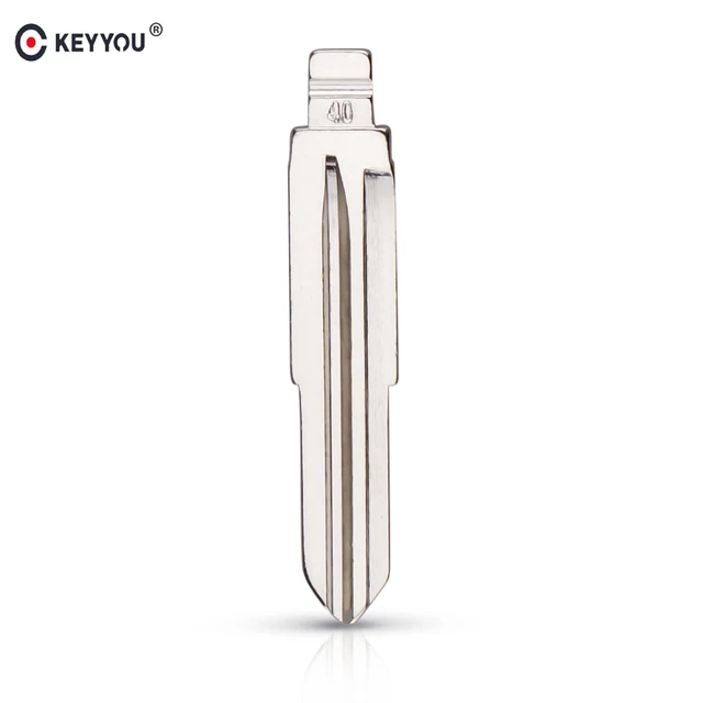 KEYYOU-Hoja de repuesto para llave Remot, hoja sin cortar para Chevrolet Epica, plegable, tecla Flid #40, 1 ud. KEYYOU-Hoja de repuesto para llave Remot, hoja sin cortar para Chevrolet Epica, plegable, tecla Flid #40, 1 ud.