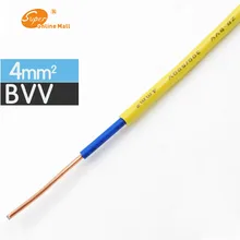 BVV-4mm квадратный кабель с мягкой оболочкой для домашнего обустройства бытовой измерительной аппаратуры провод медный электронный провод проводник