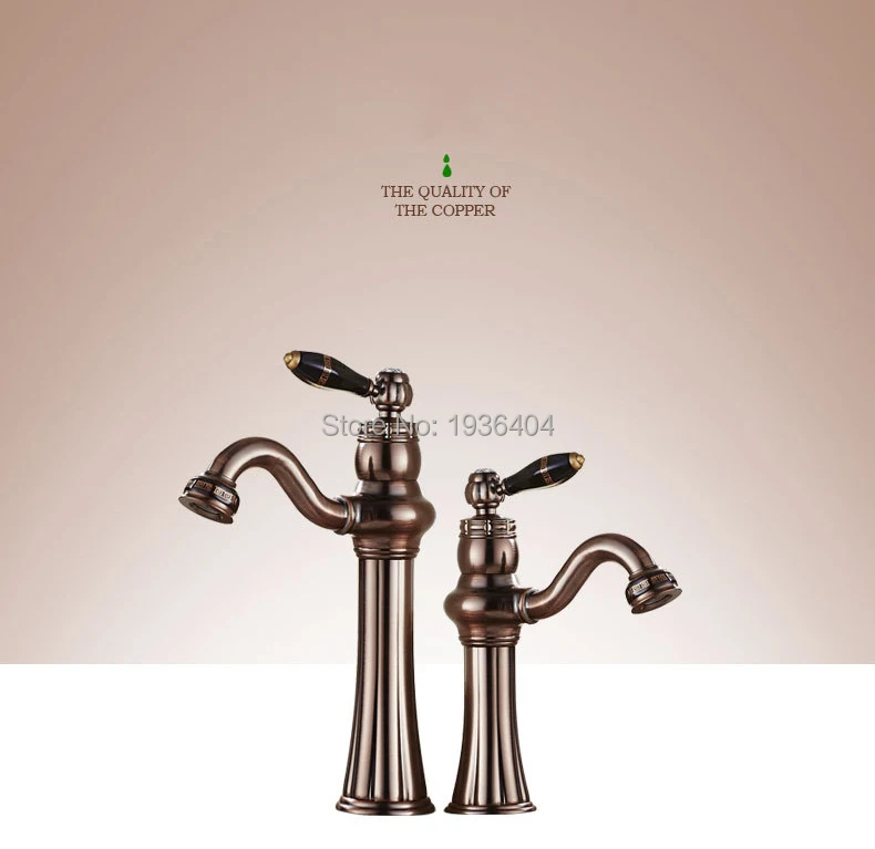 الخيالة النحاس صنبور حوض صنبور الحمام الغرور بالوعة خلاط صنبور النفط مفروك البرونزية 9062O