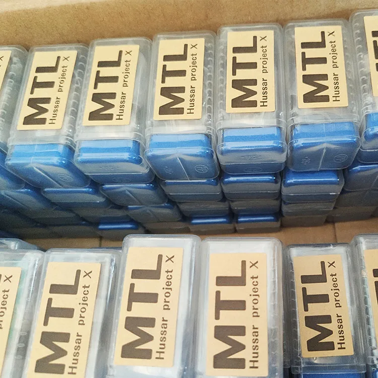 1 шт. Coppervape Hussar Project X MTL RTA 22 5 мм 2 мл PEI Tank позолоченный контактный закругленный