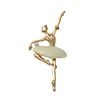 Broche en émail pour femmes, épingle pour manteau, ballerine en cristal, mignonne danseuse et fille, broche, à revers, bijoux de mariage, cadeau ► Photo 3/6
