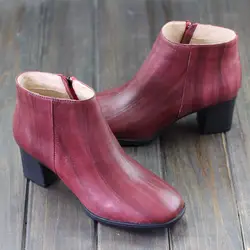 Обувь женские ботинки квадратный носок молния Ботинки Челси комфорт 5.5 см Обувь на высоких каблуках дамские ботильоны (8226)