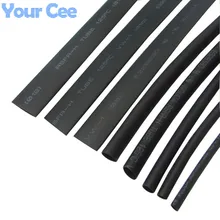 8 Size Heatshrink Heat Shrink Tube Black Insulation Sleeves Wire Wrap Cable Kit 2mm~12mm