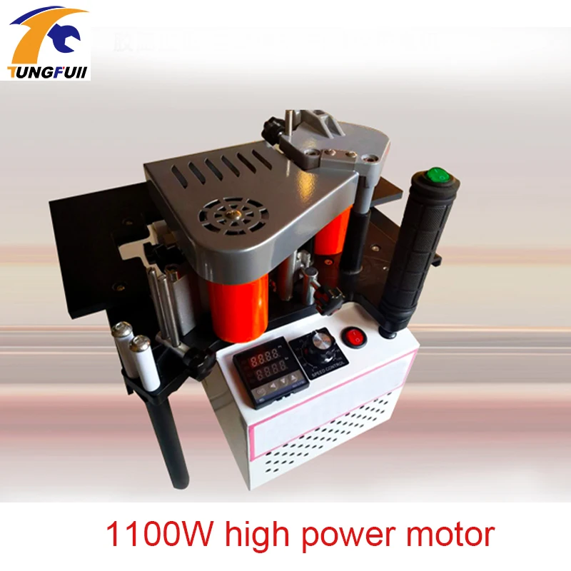 1100W High Power Small Manual Edge Banding Machine Double-Sided Adhesive Portable Edge Banding Strip Wood Edge Banding Machine
