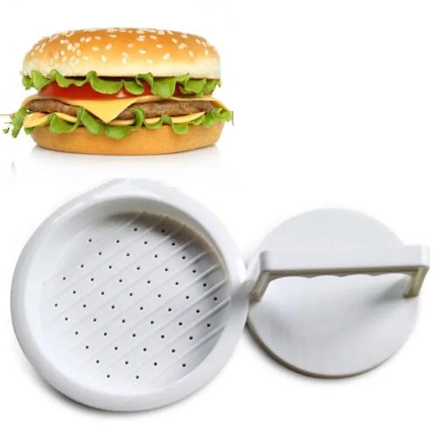 1 Набор круглой формы, пресс для гамбургеров, пищевая пластиковая форма для гамбургера, мяса, говядины, гриль, пресс для бургеров, Пэтти, форма для кухни, инструмент