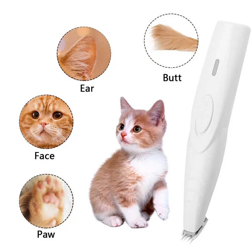  Pet Trimmer Pet Electric Razor Professional Trimming Cat Dog Paw Ears Eyes Face USB Charging Mode