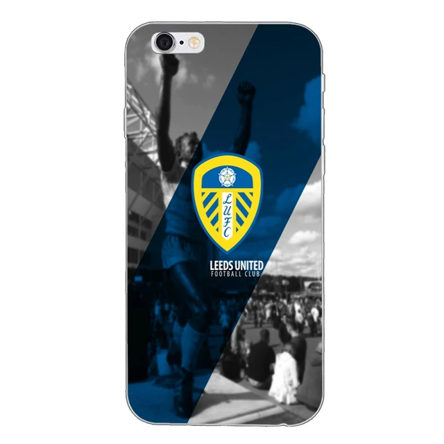 Leeds United logo slim silicone Soft phone case For iPhone X 8 8plus 7