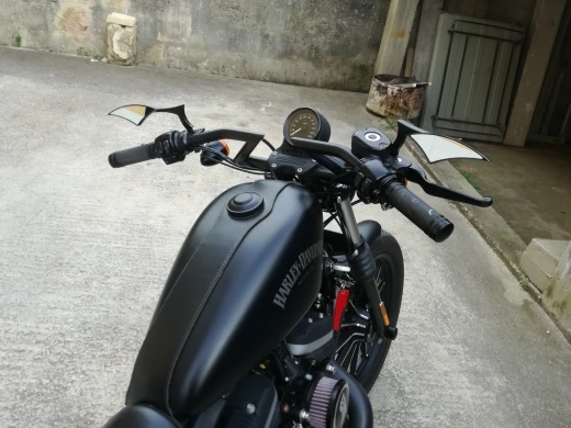 Универсальные мотоциклетные зеркала заднего вида для Honda Suzuki Kawasaki Harley Yamaha V Star XVS