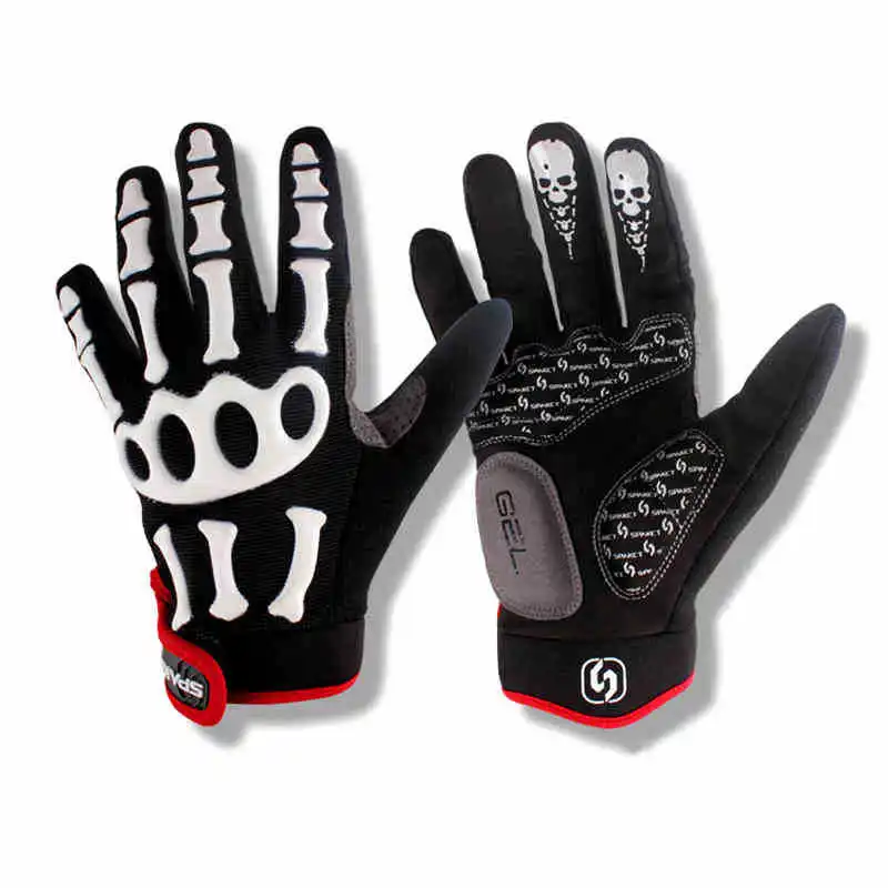 Skeleton Design Full finger Cycling Bicycle gloves,road Mountain bike