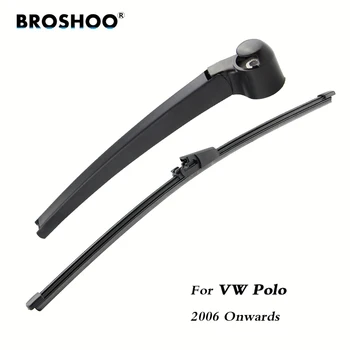 

BROSHOO Car Rear Wiper Blade Back Windscreen Wiper Arm For Volkswagen POLO Hatchback (2006-) 335mm,Windshield Auto Styling