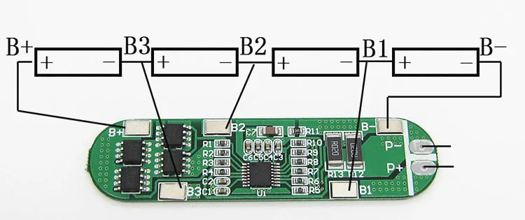 4S 12A 14,8 в 16,8 в 18650 литиевая батарея Защитная плата 4 ячейки литий-ионный Lipo полимерное зарядное устройство защита BMS/PCM/PCB модуль