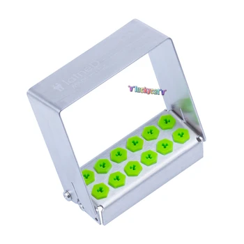 

High Quality 12 holes Dental Implant Drills Organizer Holder Case HP RA FG Bur Tool Sterilization
