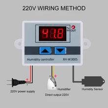 XH-W3005 цифровой контроль температуры микрокомпьютерный термостат контроль датчик переключения 10A Супер Прочные многофункциональные пульты управления