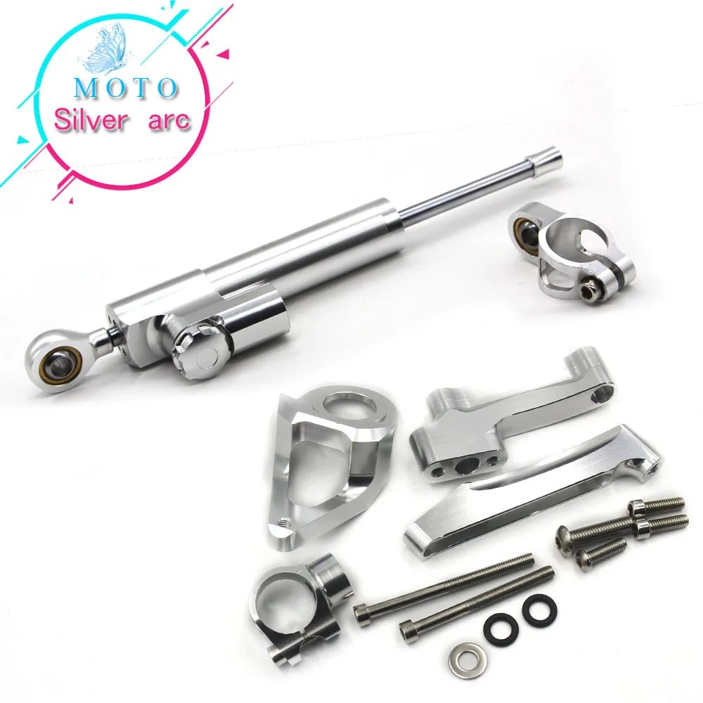 

Motorcycle CNC Damper Steering StabilizerLinear Reversed Safety Control+Bracket for SUZUKI GSXR1300 GSXR 1300 1998-2016 2015 14