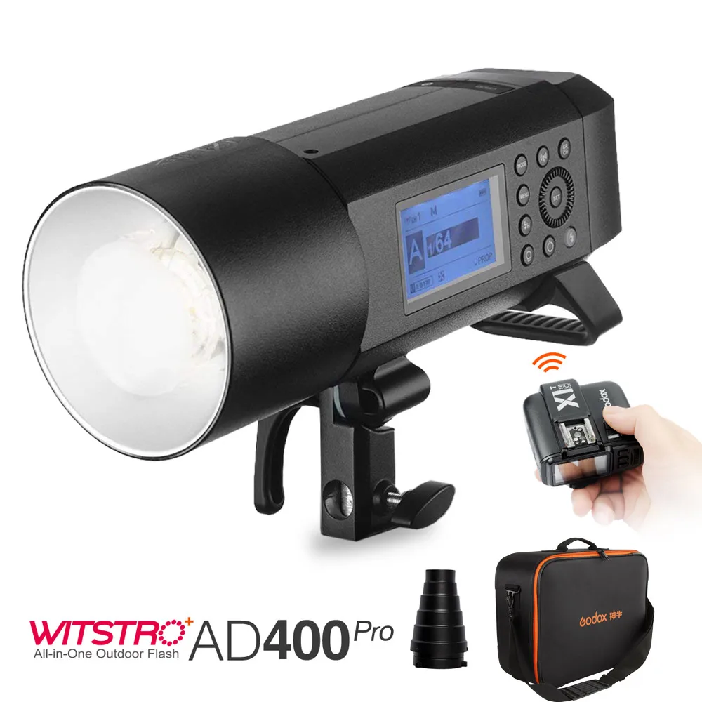 FOR Fujifilm Godox AD400Pro 400 W для съемки вне помещения с литий-ионным Батарея ttl высокой скорости встроенный Godox 2,4G Беспроводной X Системы с X1T ttl передатчик - Цвет: FOR Fujifilm