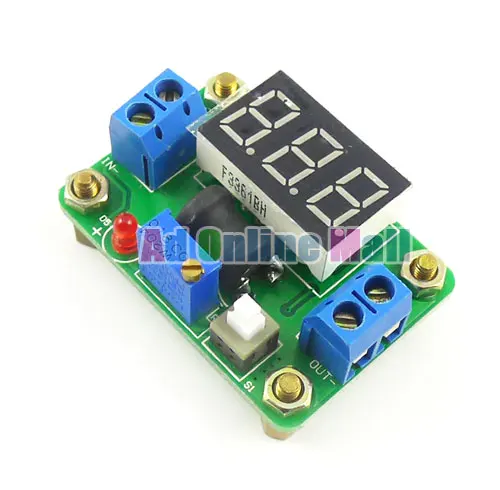 

3PCS/LOT DC-DC Converter Buck Step Down Module with Voltmeter 4.5-24V to 0.93-20V