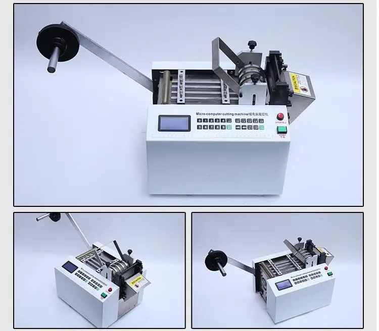  enhanced DG-100D automatic computer tube cutting machine Silica gel and PVC heat shrinkable casing 