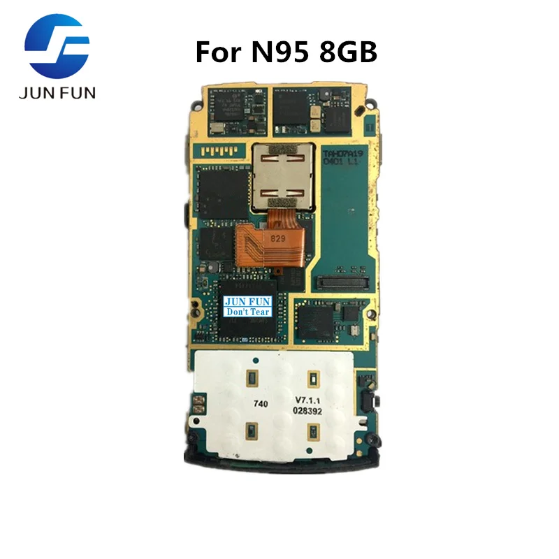 

JUN FUN Full Working Unlocked For Nokia N95 8GB Motherboard Mainboard Logic Mother Board MB Plate