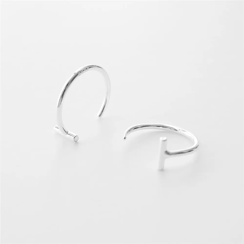 simple mini 100% 925 Sterling silver Jewelry fashion Hypoallergenic earrings for women gift