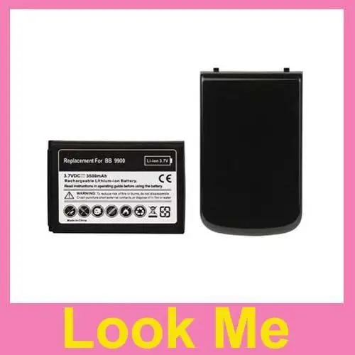 3500mAh extended battery for Blackberry Bold 9900 mobile phone + back