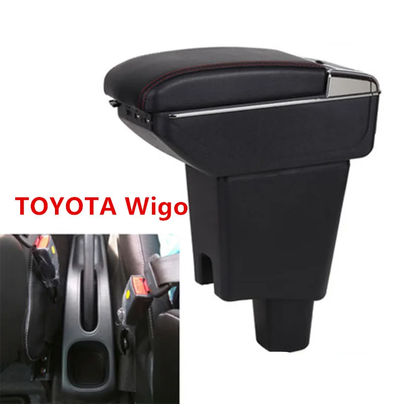 

for TOYOTA Wigo armrest box central Store content box cup holder ashtray interior car-styling decoration Accessories
