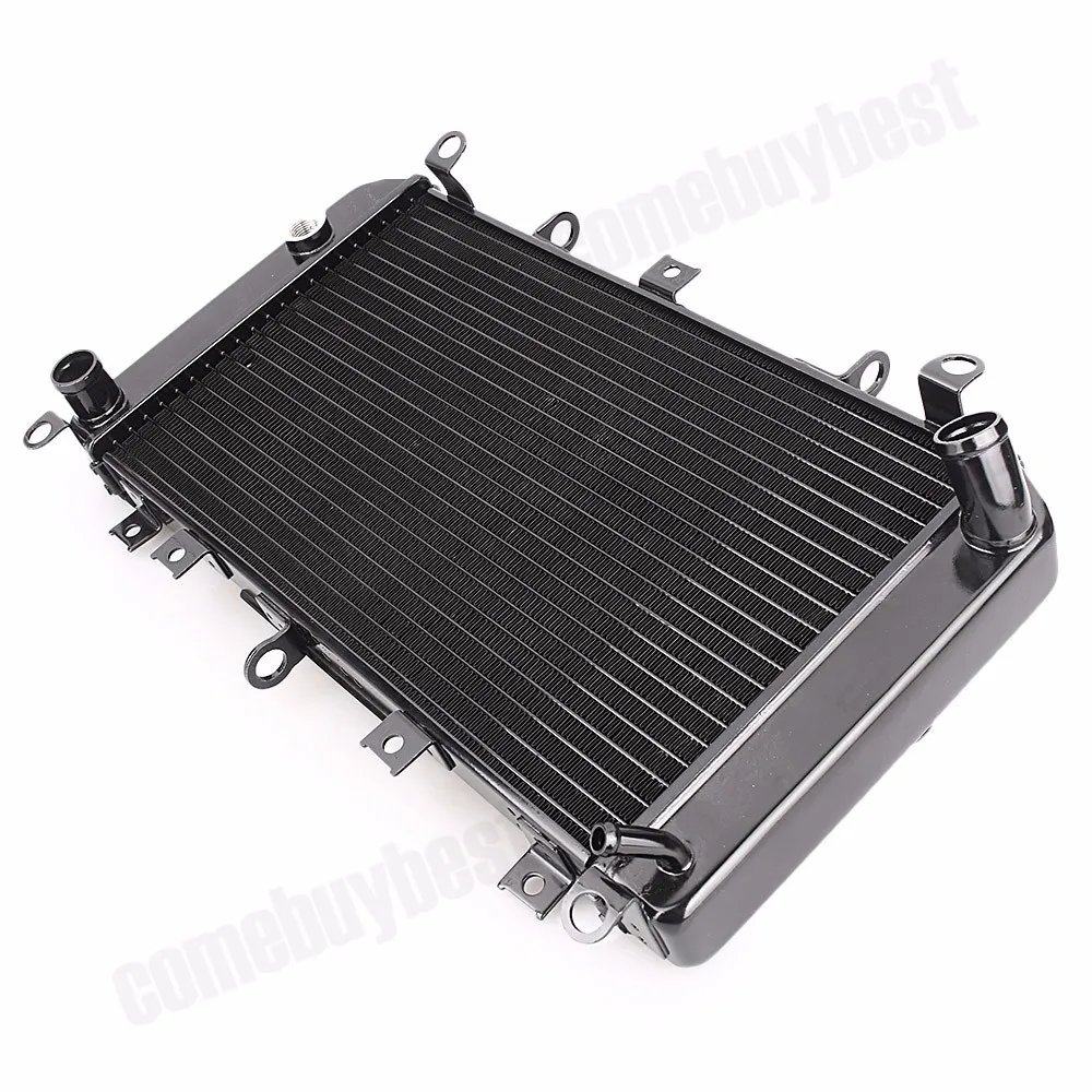Motorcycle Aluminium Engine Cooling Cooler Radiator Fan for Kawasaki Z1000 2003 2004 2005 2006 Black