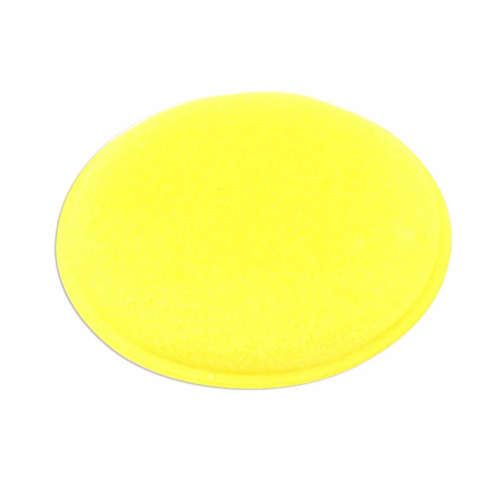 12 шт рук мягкий воск желтый Цвет Care чистота очистка полировка автомобиля полированный круглый желтая Мочалка для автомобиль новый