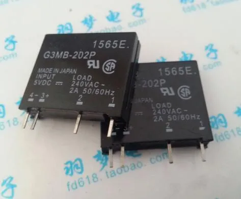 1 шт./лот G3MB-202P-DC5V G3MB-202P DC5V DC-AC PCB SSR в 5VDC, Out 240 В AC 2A твердотельные реле