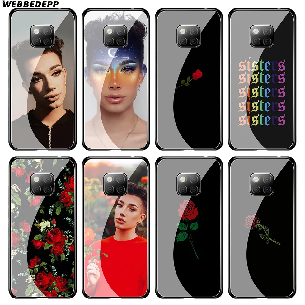Чехол из закаленного стекла WEBBEDEPP James Charles Sister для Huawei Mate 20 P20 P10 P Smart 2019 2018 &amp Honor 10 9 8X